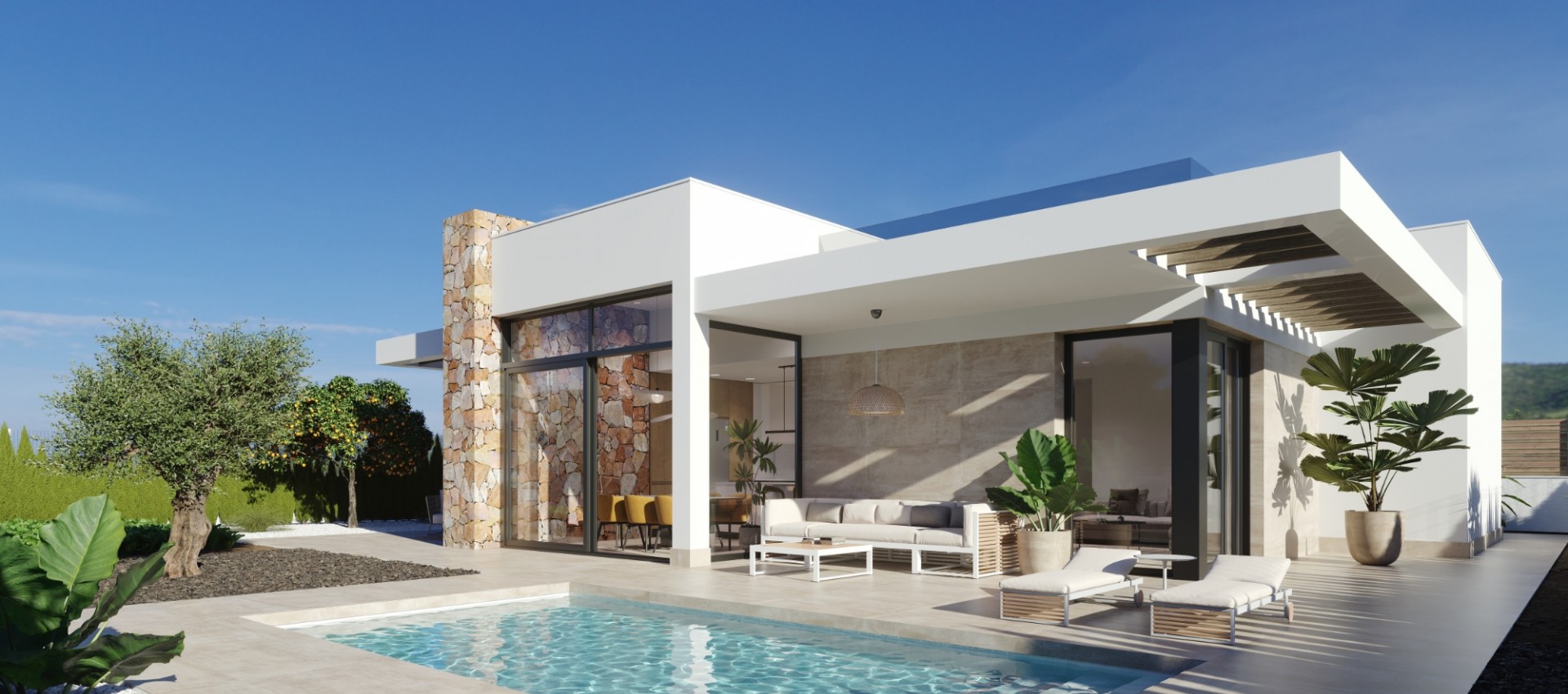 New Build - Villa - Fuente Álamo - Hacienda Del Álamo Golf