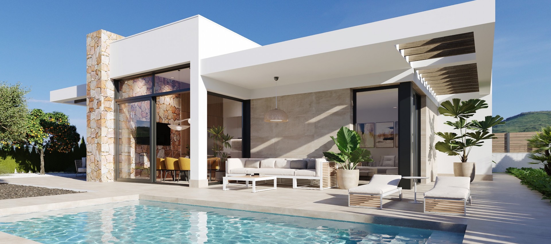 New Build - Villa - Fuente Álamo - Hacienda Del Álamo Golf