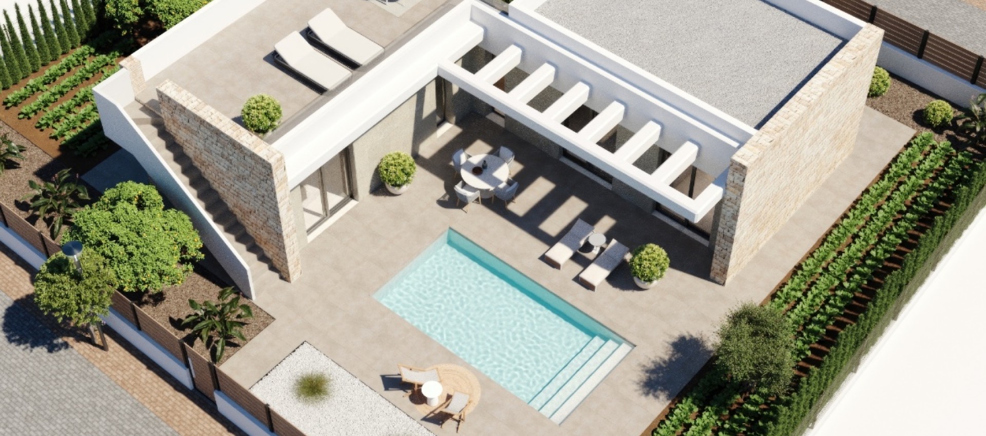 New Build - Villa - Fuente Álamo - Hacienda Del Álamo Golf