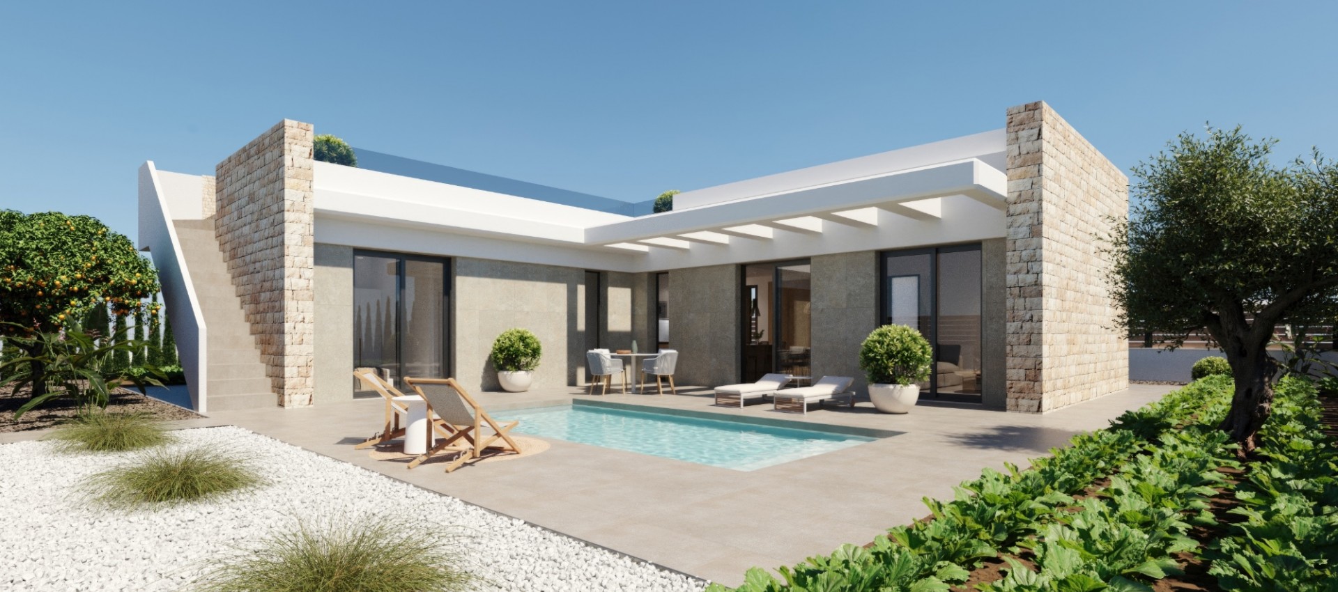 New Build - Villa - Fuente Álamo - Hacienda Del Álamo Golf