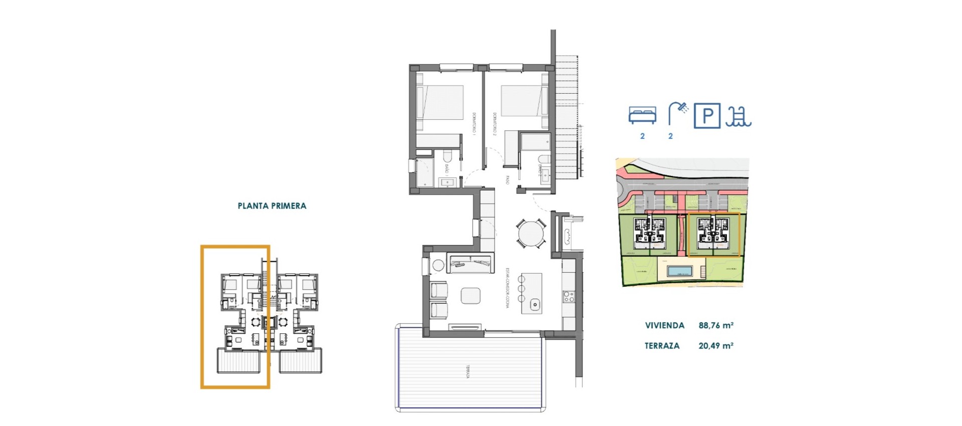Nouvelle construction - Appartement - Fuente Álamo - Hacienda Del Álamo Golf
