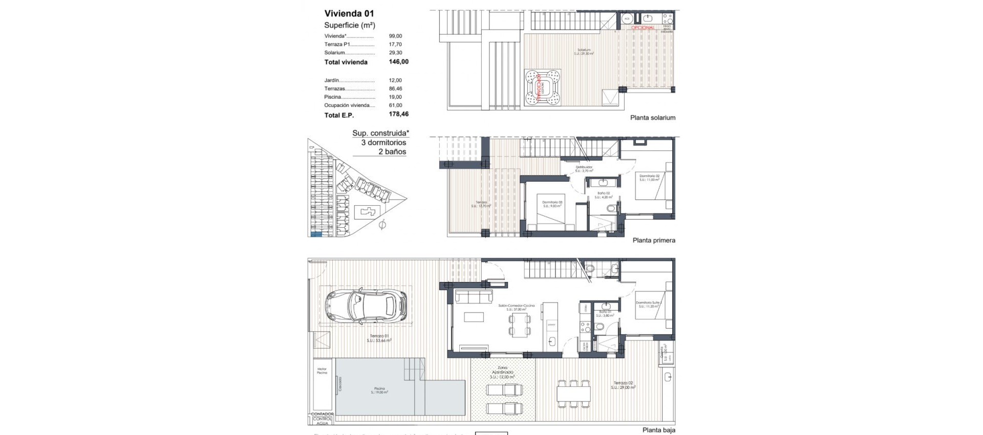 Nouvelle construction - Villa - Los Alcazares - La Serena Golf