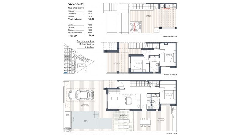 Nouvelle construction - Villa - Los Alcazares - La Serena Golf