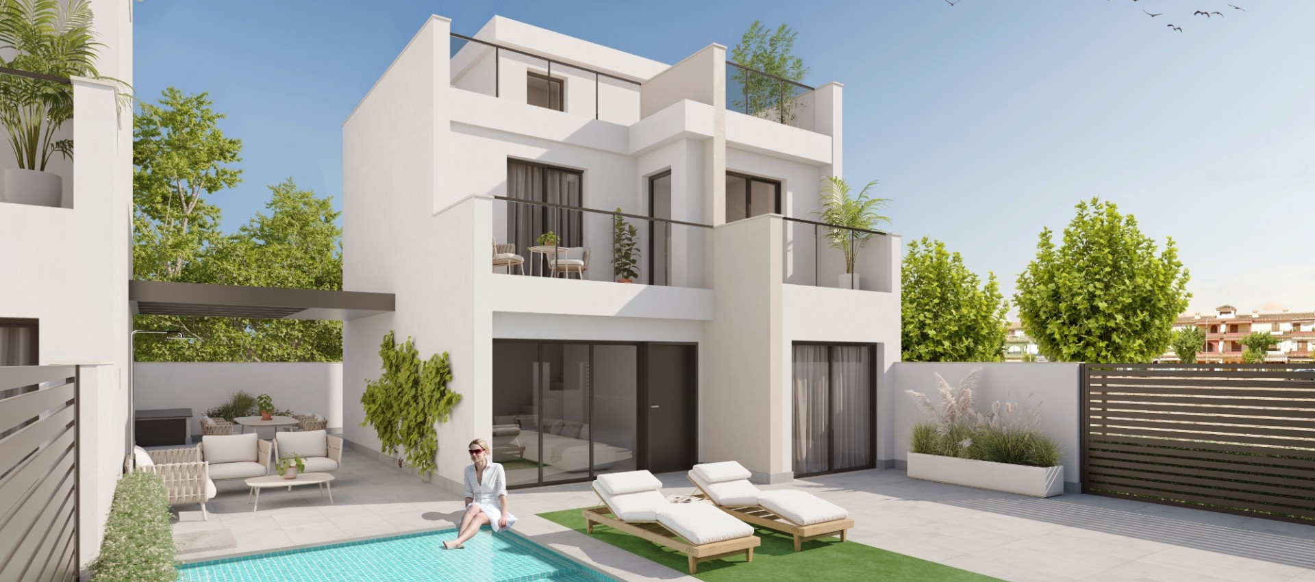 Nueva construcción  - Villa - Los Alcazares - Los Narejos
