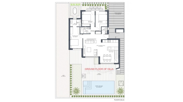 Nueva construcción  - Villa - Los Alcazares - Serena Golf