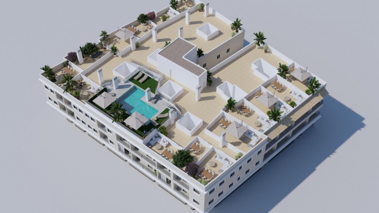 New Build - Apartment / flat - Algorfa - Pueblo