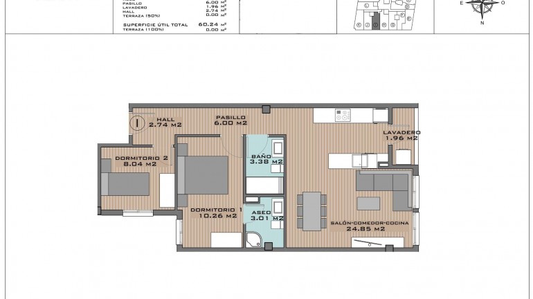 New Build - Apartment / flat - Algorfa - Pueblo