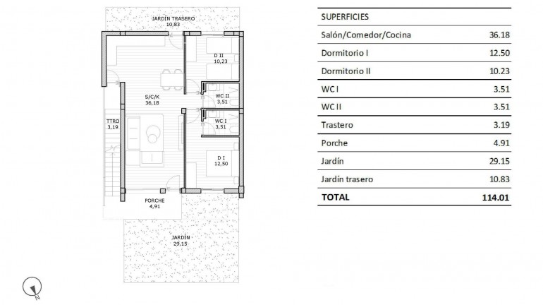 Nouvelle construction - Bungalow - San Miguel de Salinas - Pueblo