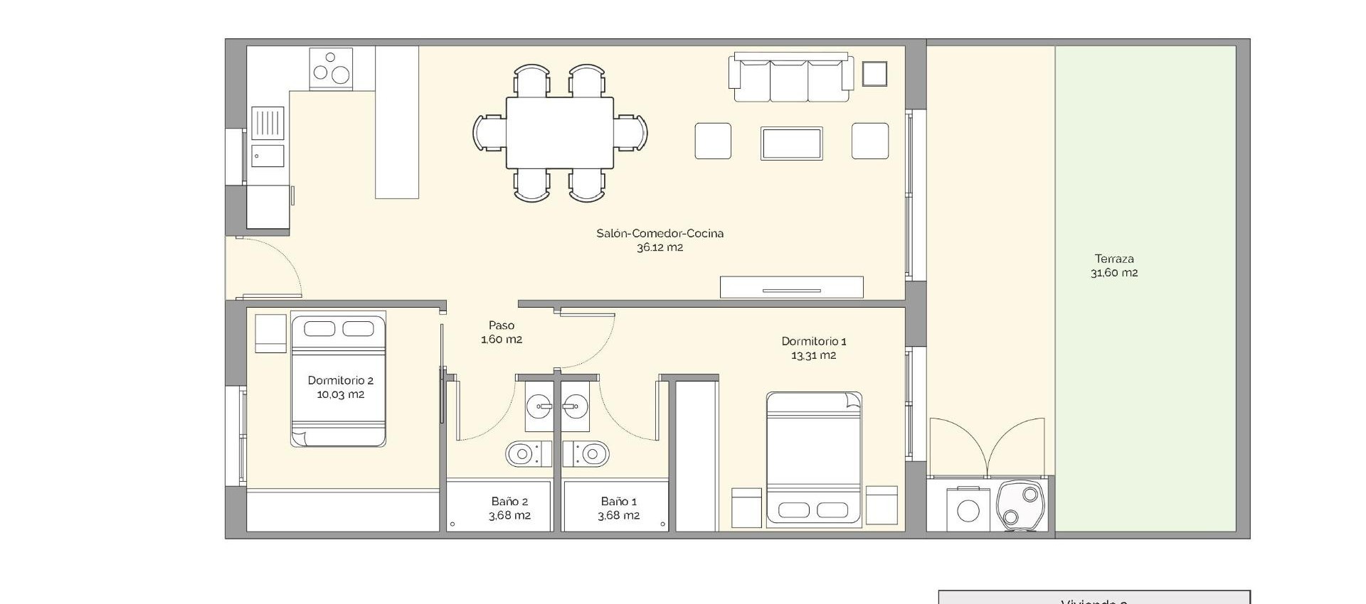 New Build - Apartment / flat - Finestrat - Golf Piug Campana