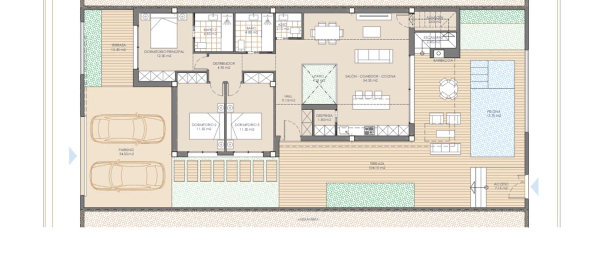 Nueva construcción  - Villa - San Juan de los Terreros - Las Mimosas