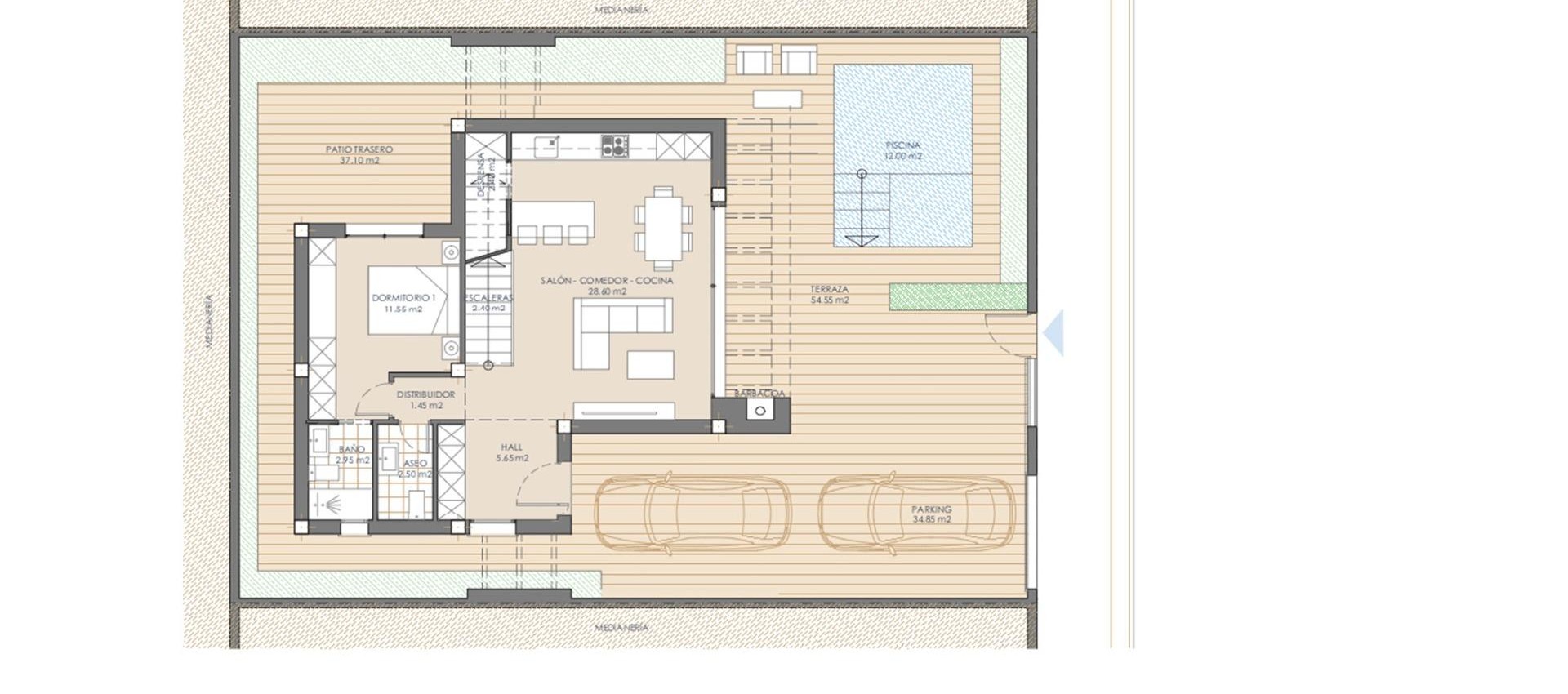 Nueva construcción  - Villa - San Juan de los Terreros - Las Mimosas