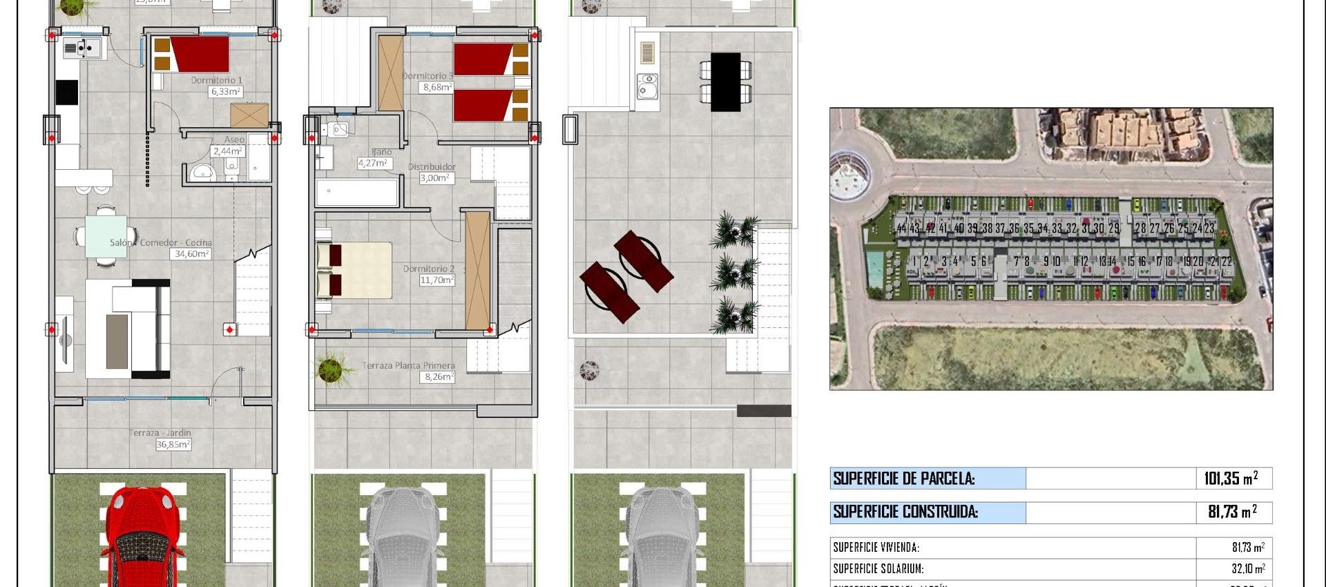 New Build - Town House - Cox - Sin Zona