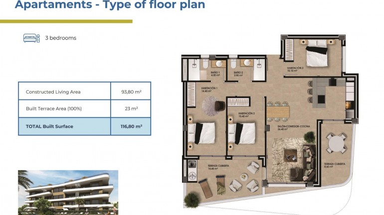 New Build - Apartment / flat - Orihuela Costa - Punta Prima