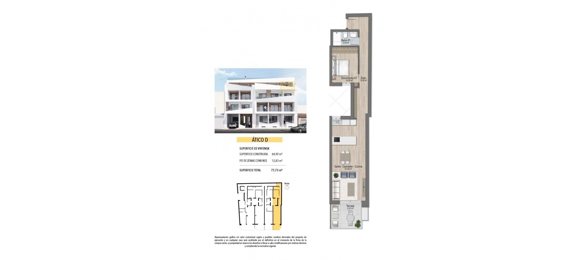 Nueva construcción  - Ático - Torrevieja - Playa del Cura