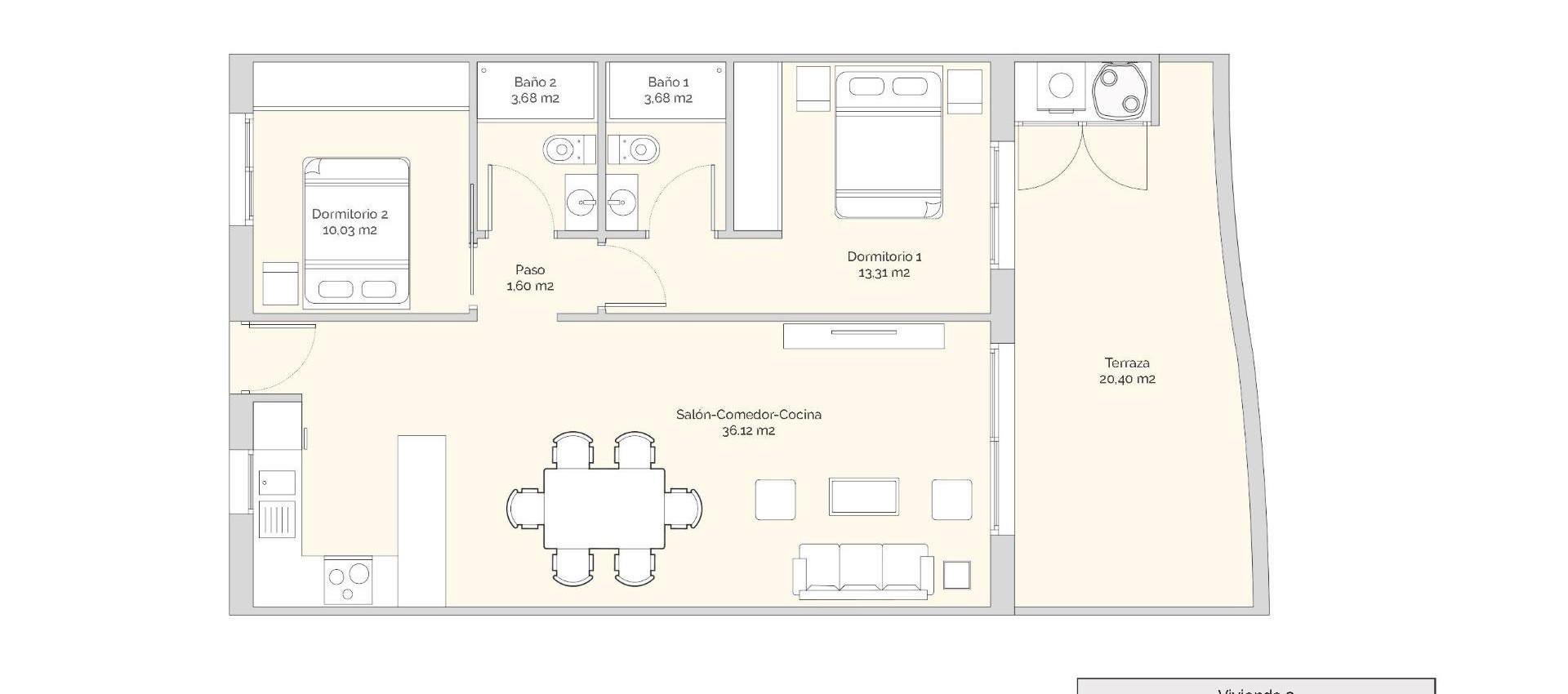 New Build - Apartment / flat - Finestrat - Puig Campana Golf