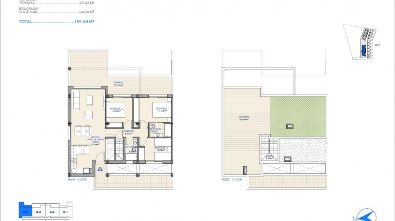 New Build - Penthouse - Los Alcazares - Serena Golf