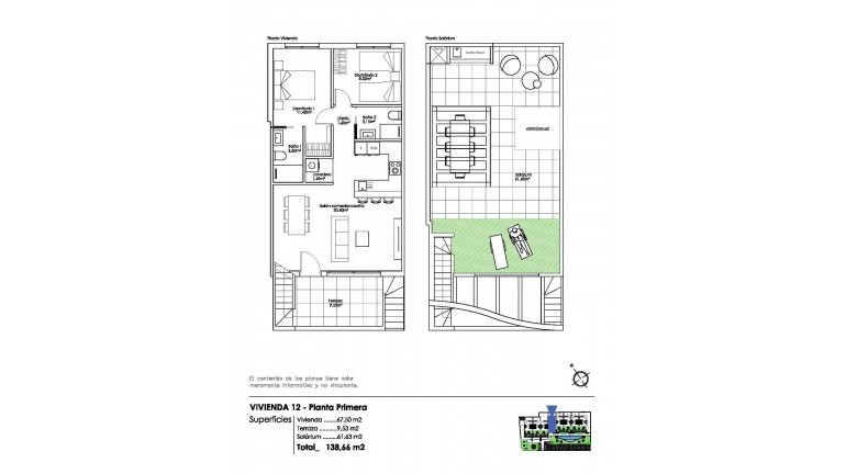 Nueva construcción  - Bungalow - Pilar de la Horadada - Parque Ramon eugenio Escudero