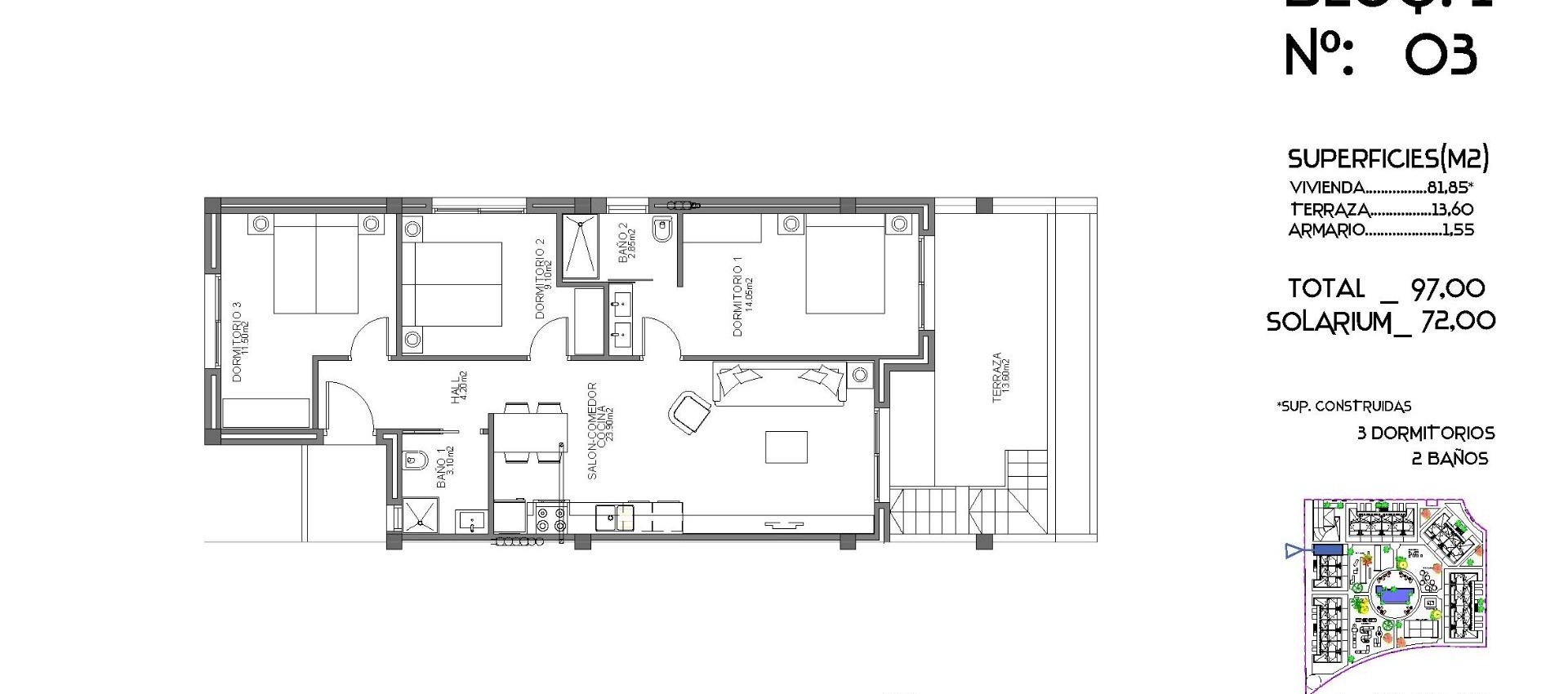 Nouvelle construction - Attique - Guardamar del Segura - El Raso