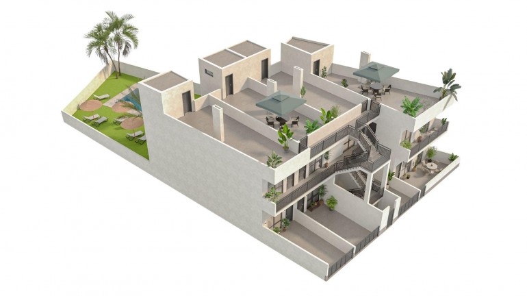 Nueva construcción  - Bungalow - Hondón de las Nieves - La Canalosa