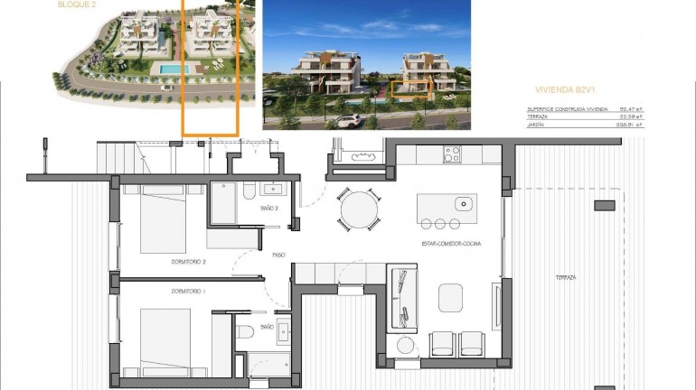 New Build - Apartment / flat - Fuente Álamo - Hacienda del Alamo