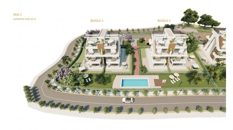 New Build - Apartment / flat - Fuente Álamo - Hacienda del Alamo