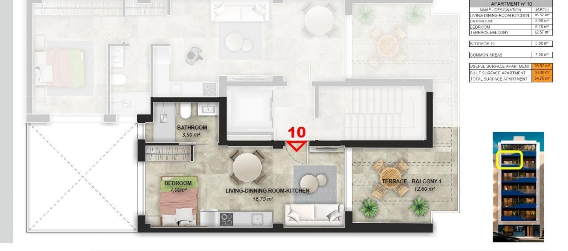 Nueva construcción  - Ático - Torrevieja - Playa del Acequión