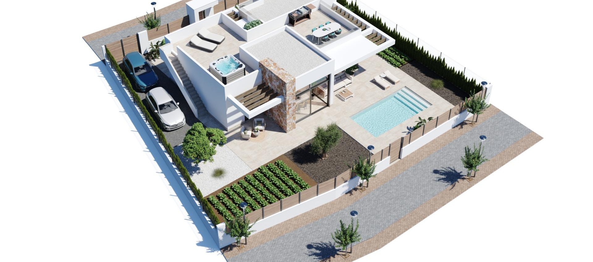 Nueva construcción  - Villa - Fuente Álamo - Hacienda del Alamo
