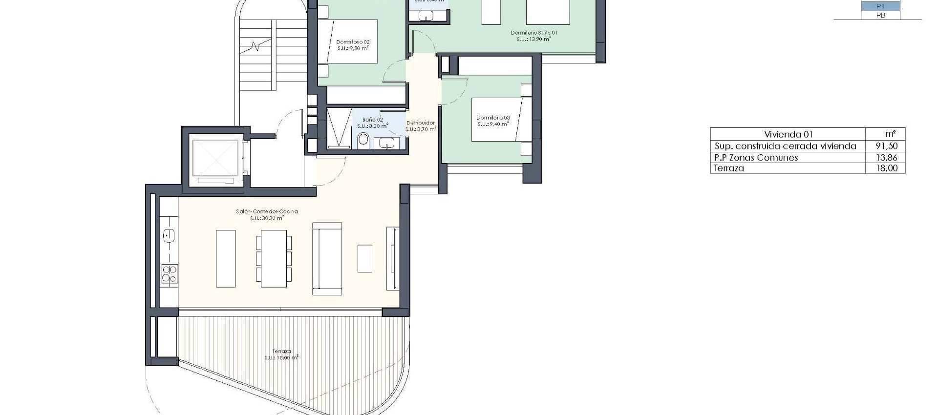 Nueva construcción  - Apartamento / piso - Guardamar del Segura - Avenida del Puerto