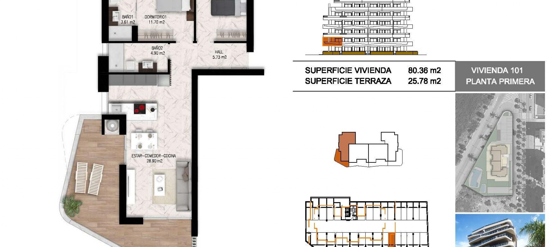 Nueva construcción  - Apartamento / piso - Guardamar del Segura - Puerto