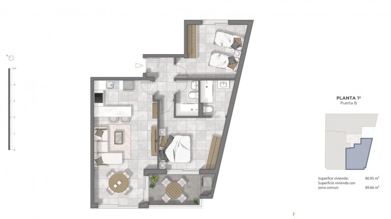 Nueva construcción  - Apartamento / piso - Guardamar del Segura - Pueblo