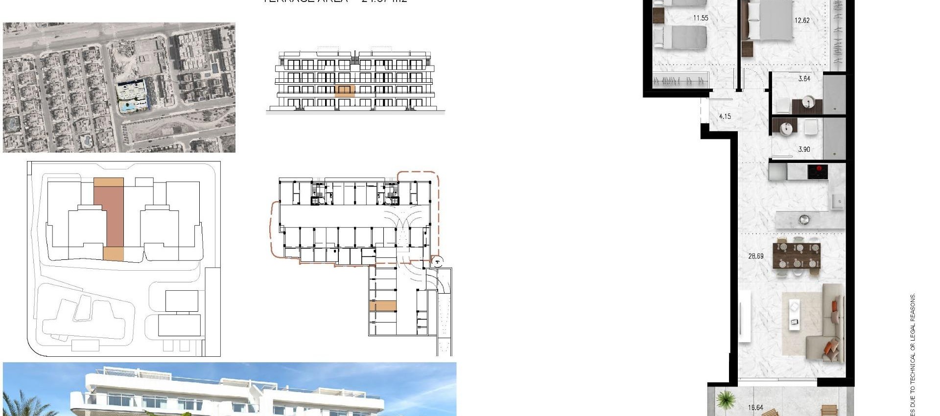New Build - Apartment / flat - Orihuela Costa - Lomas De Cabo Roig
