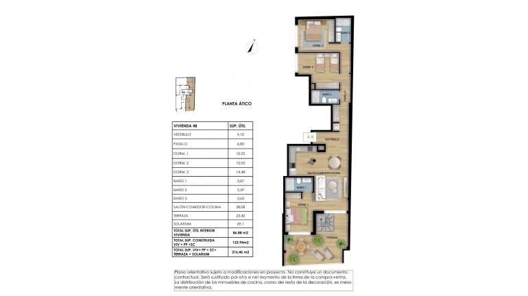 Nouvelle construction - Attique - Torrevieja - Centro