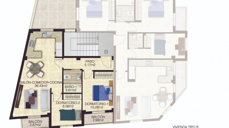 New Build - Apartment / flat - Jacarilla - pueblo