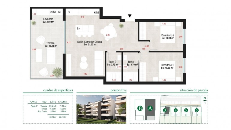 New Build - Apartment / flat - Alhama De Murcia - Condado De Alhama Golf Resort