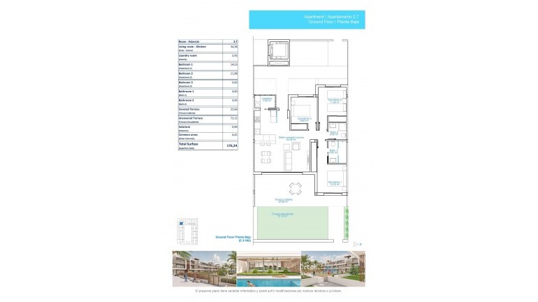 Nouvelle construction - Appartement - Pilar de la Horadada - Playa de las Higuericas