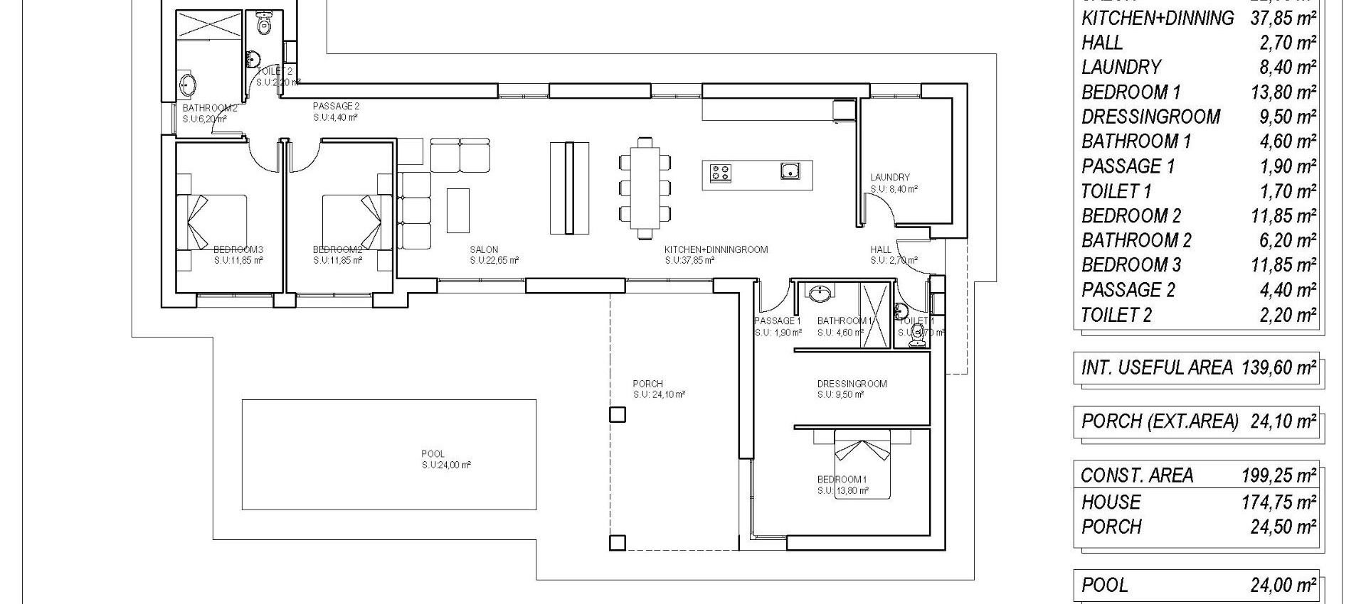 Nueva construcción  - Villa - Pinoso - Campo