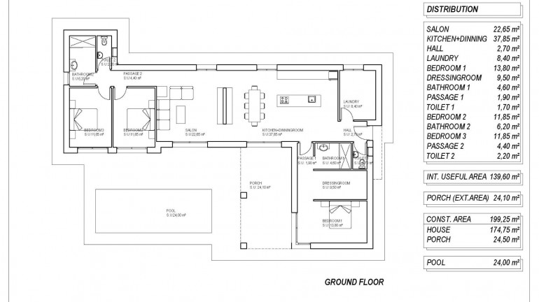 Nueva construcción  - Villa - Pinoso - Campo