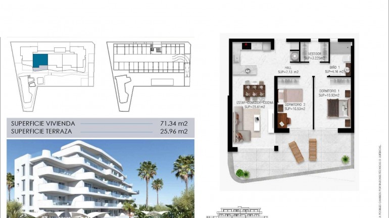 New Build - Apartment / flat - Pilar de la Horadada - Mil Palmeras