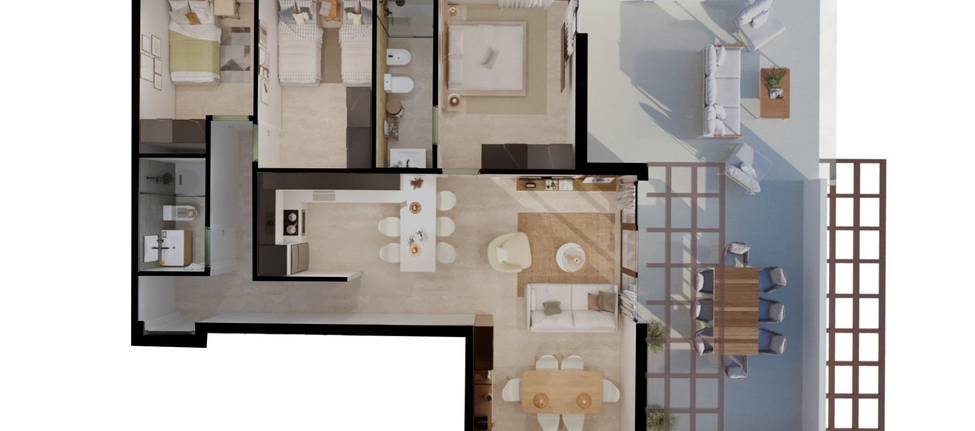 New Build - Apartment / flat - Vera - Vera Playa