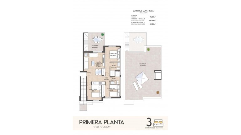 Nouvelle construction - Bungalow - San Miguel de Salinas - La Cañada
