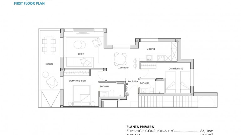 Nouvelle construction - Appartement - Torre Pacheco - Santa Rosalía