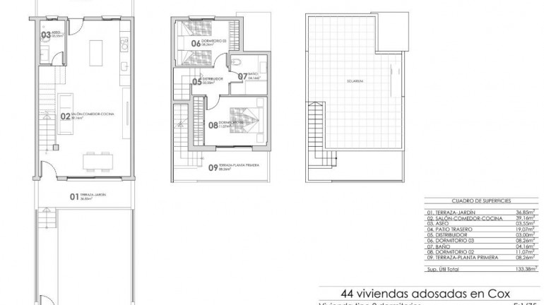 New Build - Town House - Cox - Sin Zona