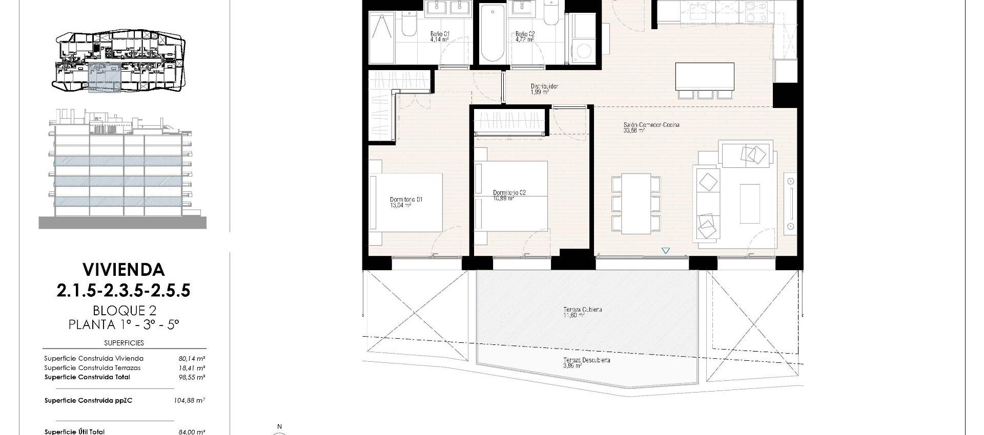 New Build - Apartment / flat - Villajoyosa - Playa del Torres