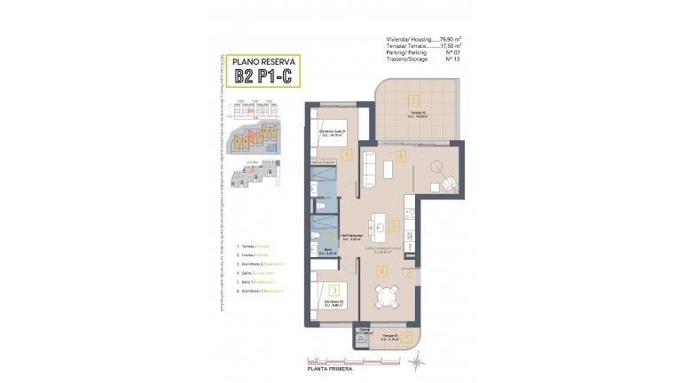 New Build - Apartment / flat - Los Alcazares - Serena Golf