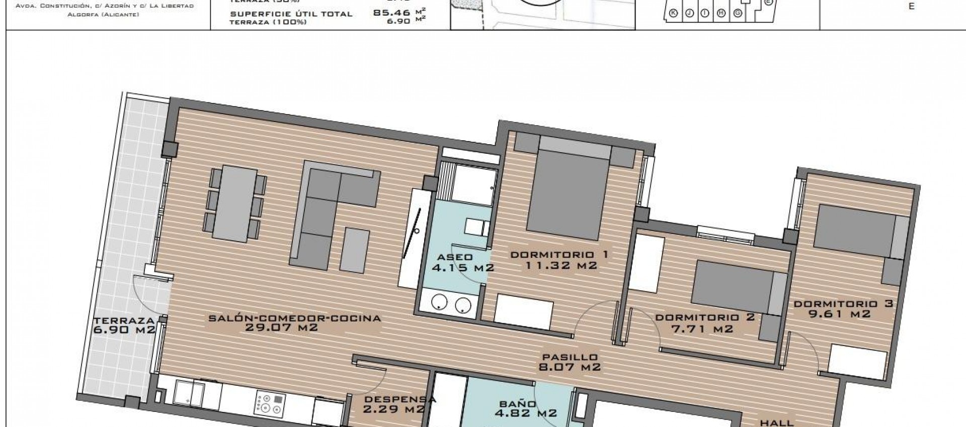 Nueva construcción  - Apartamento / piso - Algorfa - Pueblo