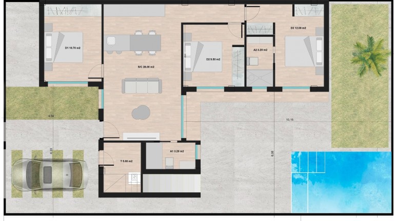 Nueva construcción  - Villa - Torre Pacheco - Roldán