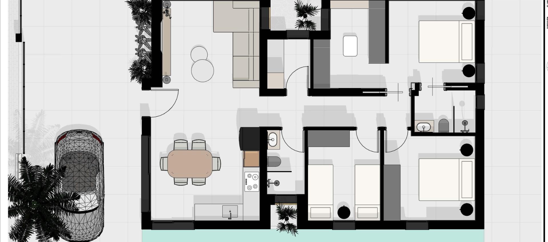 Nueva construcción  - Villa - Benijofar - Urb. Monteazul