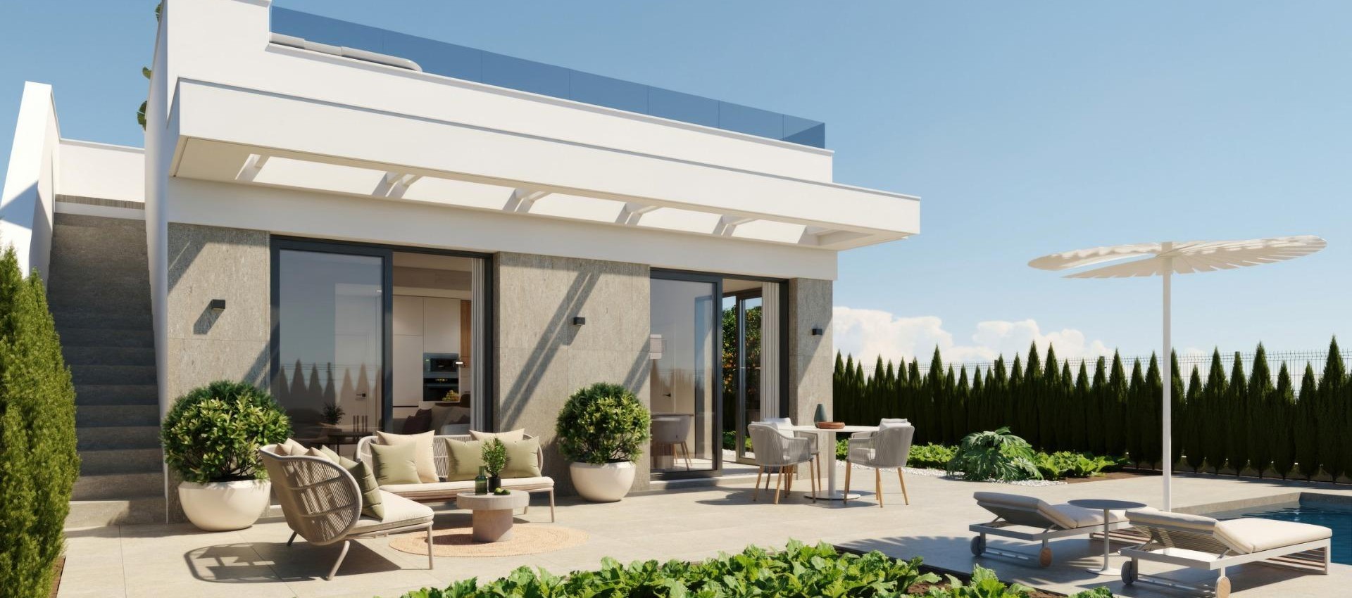 Nouvelle construction - Villa - Fuente Álamo - Hacienda Del Álamo Golf