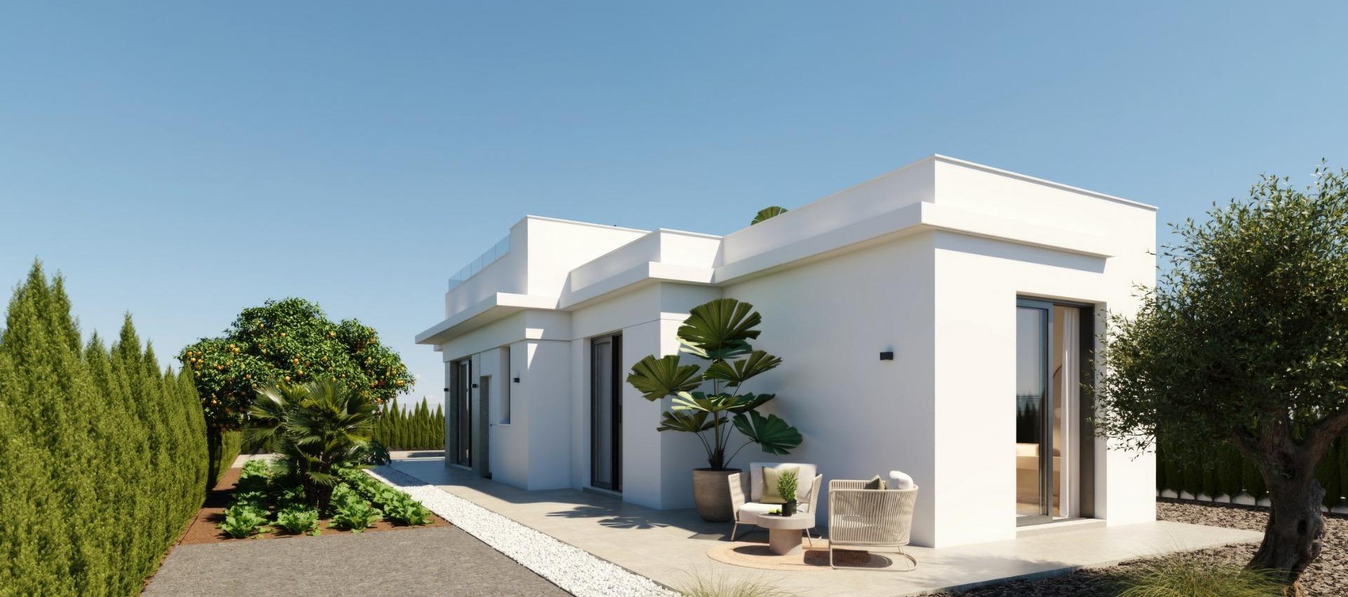 Nouvelle construction - Villa - Fuente Álamo - Hacienda Del Álamo Golf