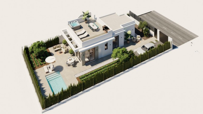 Nouvelle construction - Villa - Fuente Álamo - Hacienda Del Álamo Golf